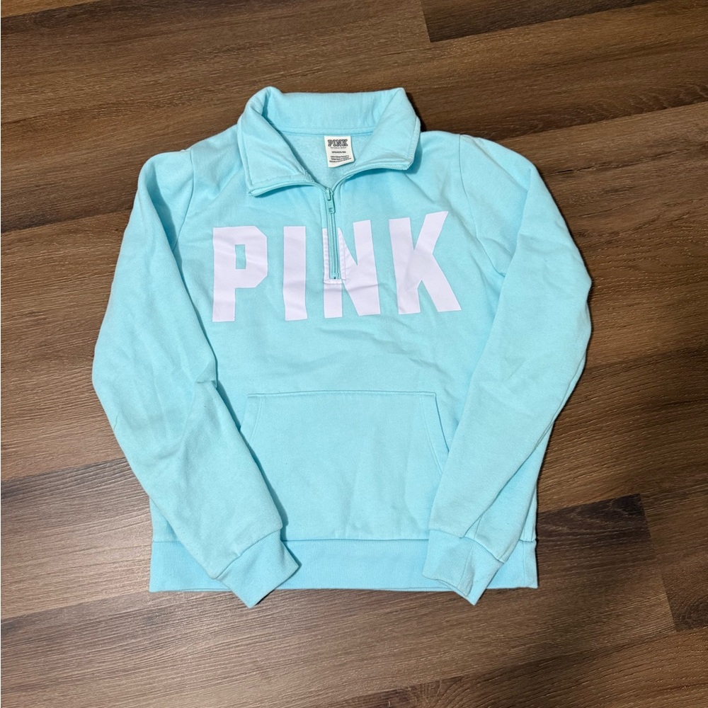 PINK Victoria's Secret Light Blue Pullover
